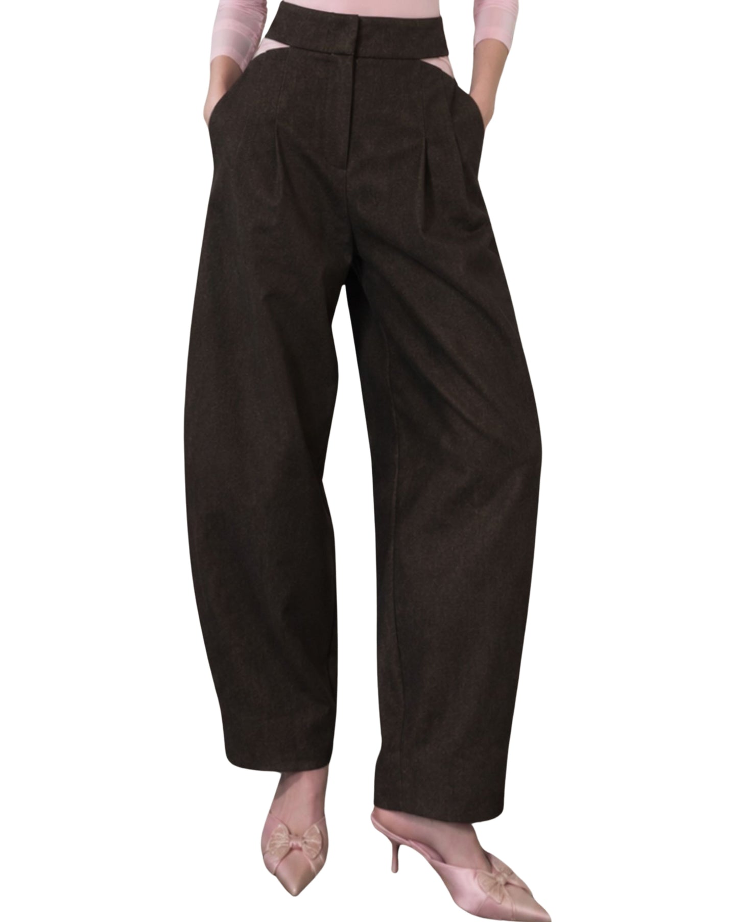 MARÍA PANTS BROWN