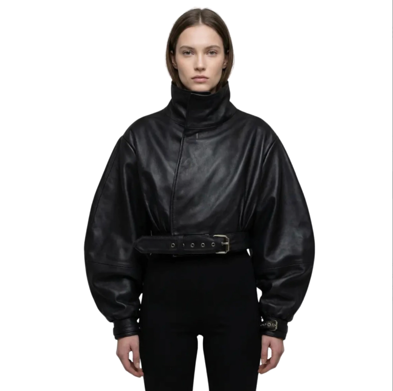 THE BUBBLE LEATHER BIKER
