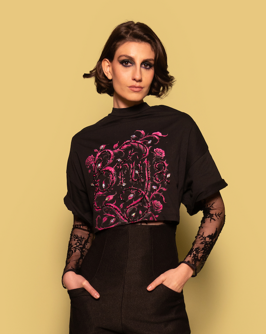 BRUJA CROPPED T-SHIRT