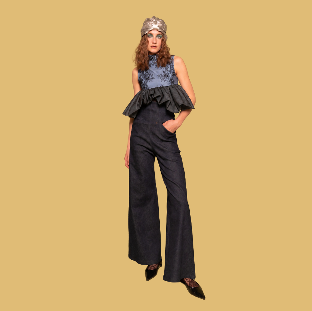ADRIENNE PANTS DEMIN