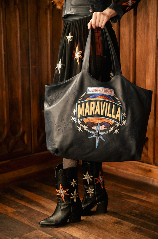 MARAVILLA LEATHER TOTE